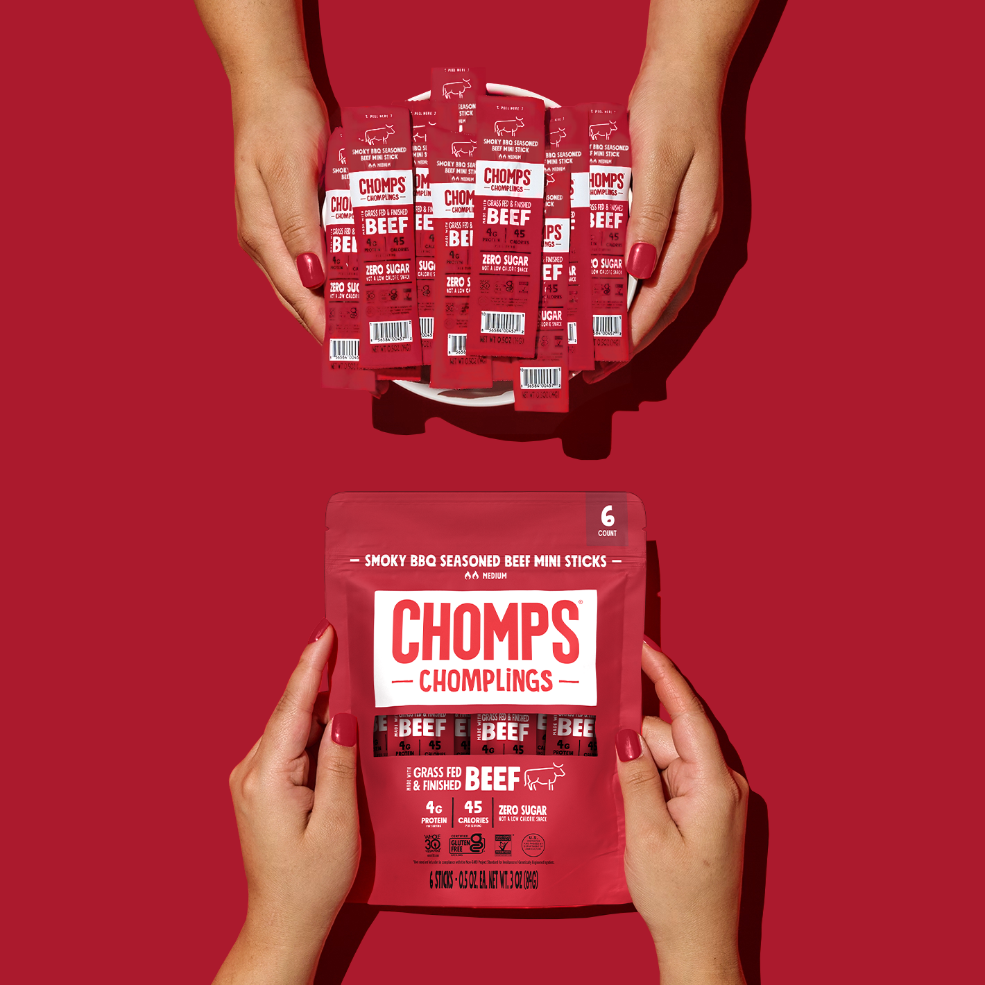 6 ct. Smoky BBQ Beef Chomplings - Simple Choice Ready