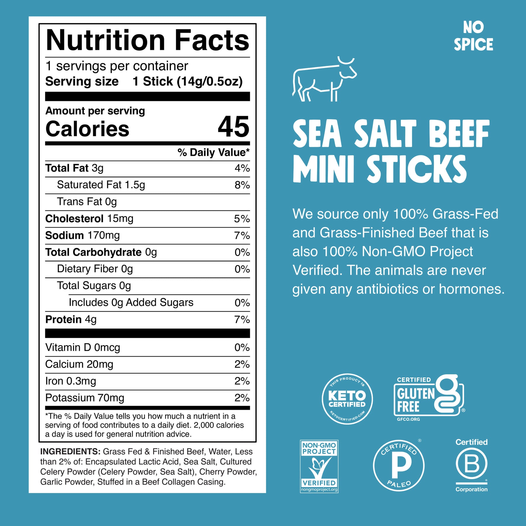 Sea Salt Beef Chomplings - Travel Bite Stock