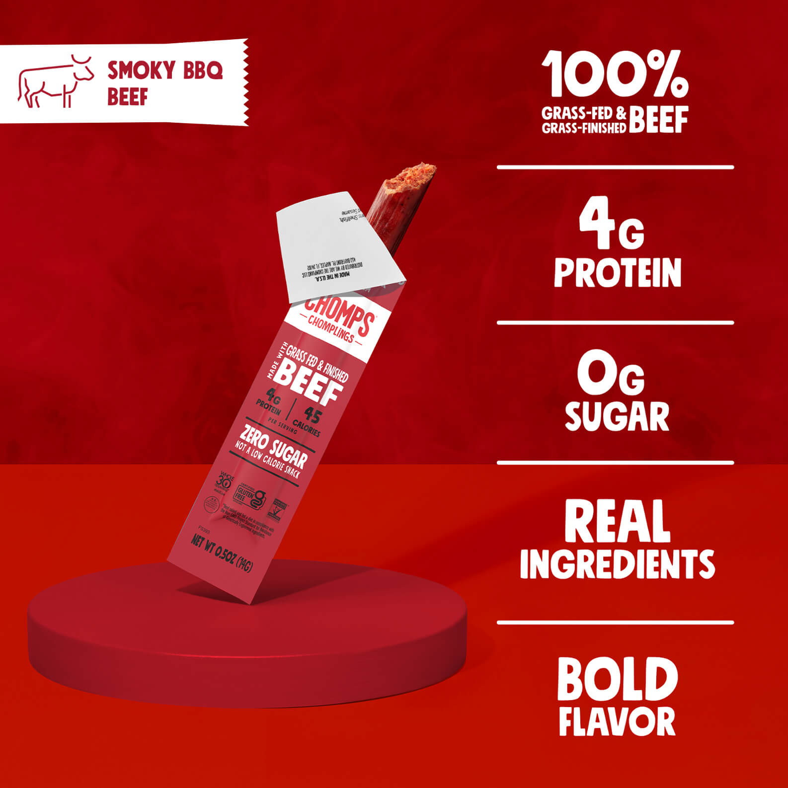 Smoky BBQ Beef Chomplings - Active Stock