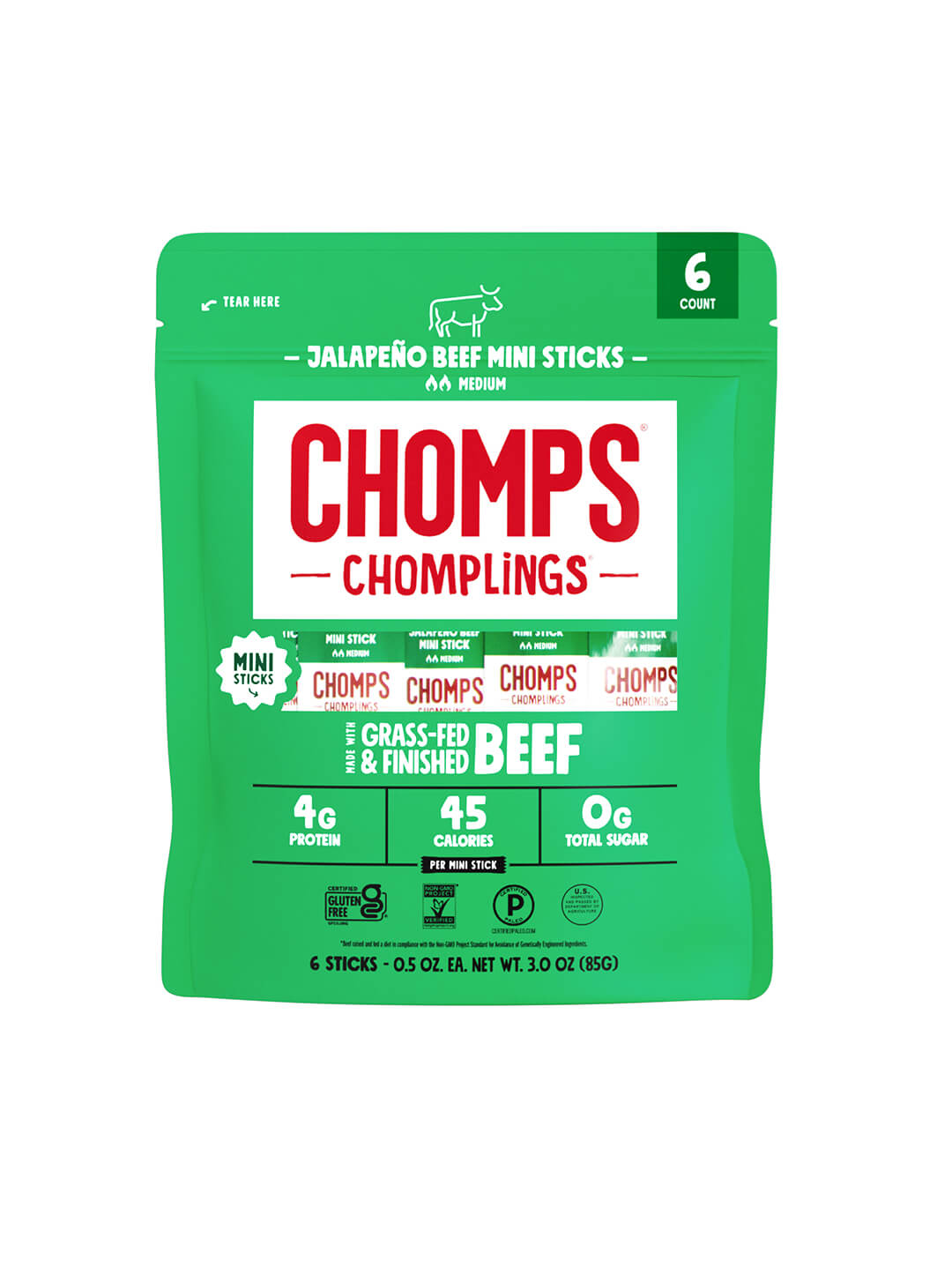 6 ct. Jalapeno Beef Chomplings - Premium Lite Bundle